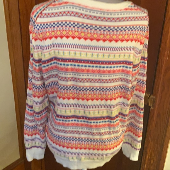 ❣️ Gap striped multicolored sweater size Large❣️ - Picture 6 of 8